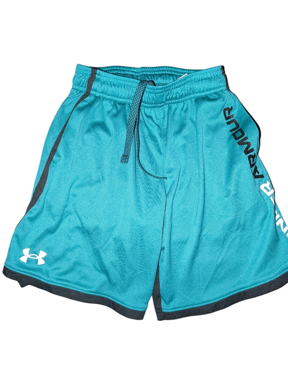 🌞4/20$ Under Armour Men's Teal Athletic Mesh Shorts with Contrast Trim